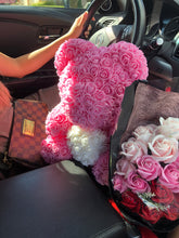 Load image into Gallery viewer, Pink Love Heart Rose bear