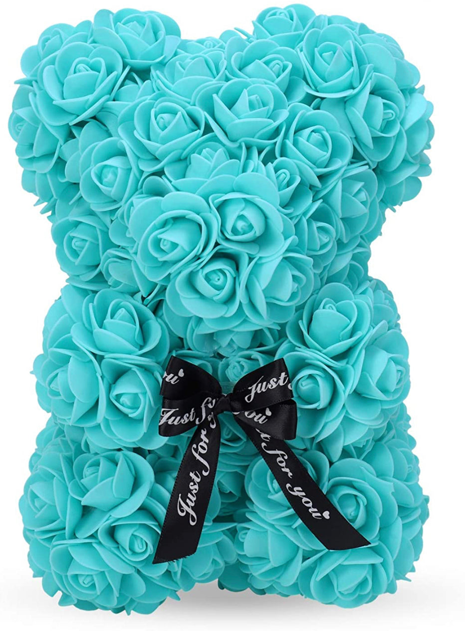 Tiffany Blue Baby Rose Bear Jadore Rosebear