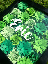 Load image into Gallery viewer, Forest Green Full Assorted Personalized Flower Box