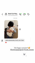 Load image into Gallery viewer, White Baby Rose Bear