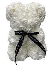 Load image into Gallery viewer, White Baby Rose Bear