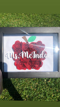Load image into Gallery viewer, Teachers Apple Paper Flower Box