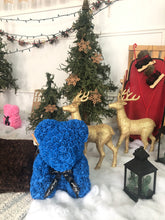 Load image into Gallery viewer, Royal Blue Rose Bear