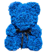 Load image into Gallery viewer, Royal Blue Rose Bear