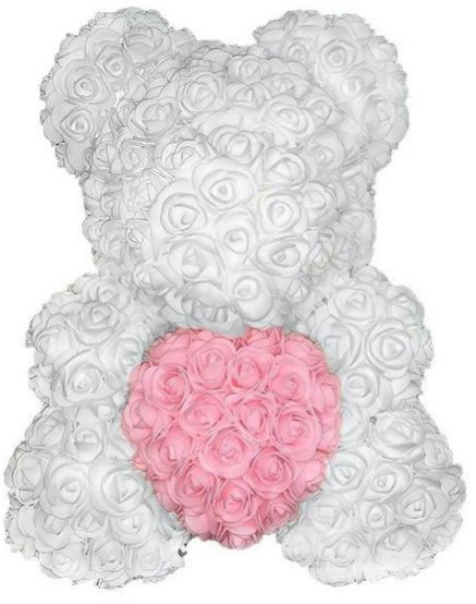 white rose bear