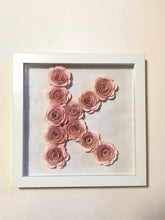 Load image into Gallery viewer, Pink Solid Letter Flower Box