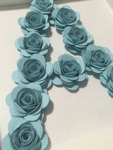 Load image into Gallery viewer, Baby Blue Solid Letter Flower Box
