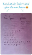 Load image into Gallery viewer, Faux Calligraphy Lettering Practice Sheets For Beginners