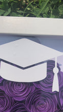 Load and play video in Gallery viewer, Graduation Cap Paper Flower Box

