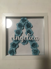 Load image into Gallery viewer, Baby Blue Solid Letter Flower Box
